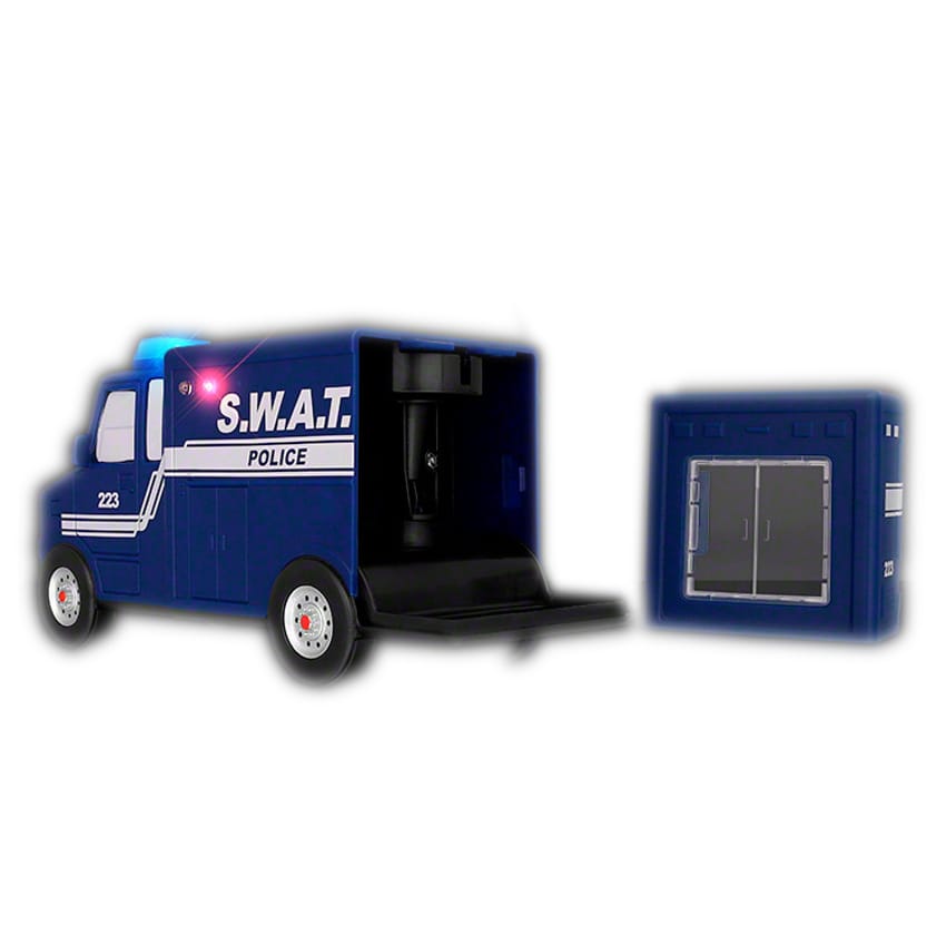 LED Police Truck Electric Pencil Sharpener-1