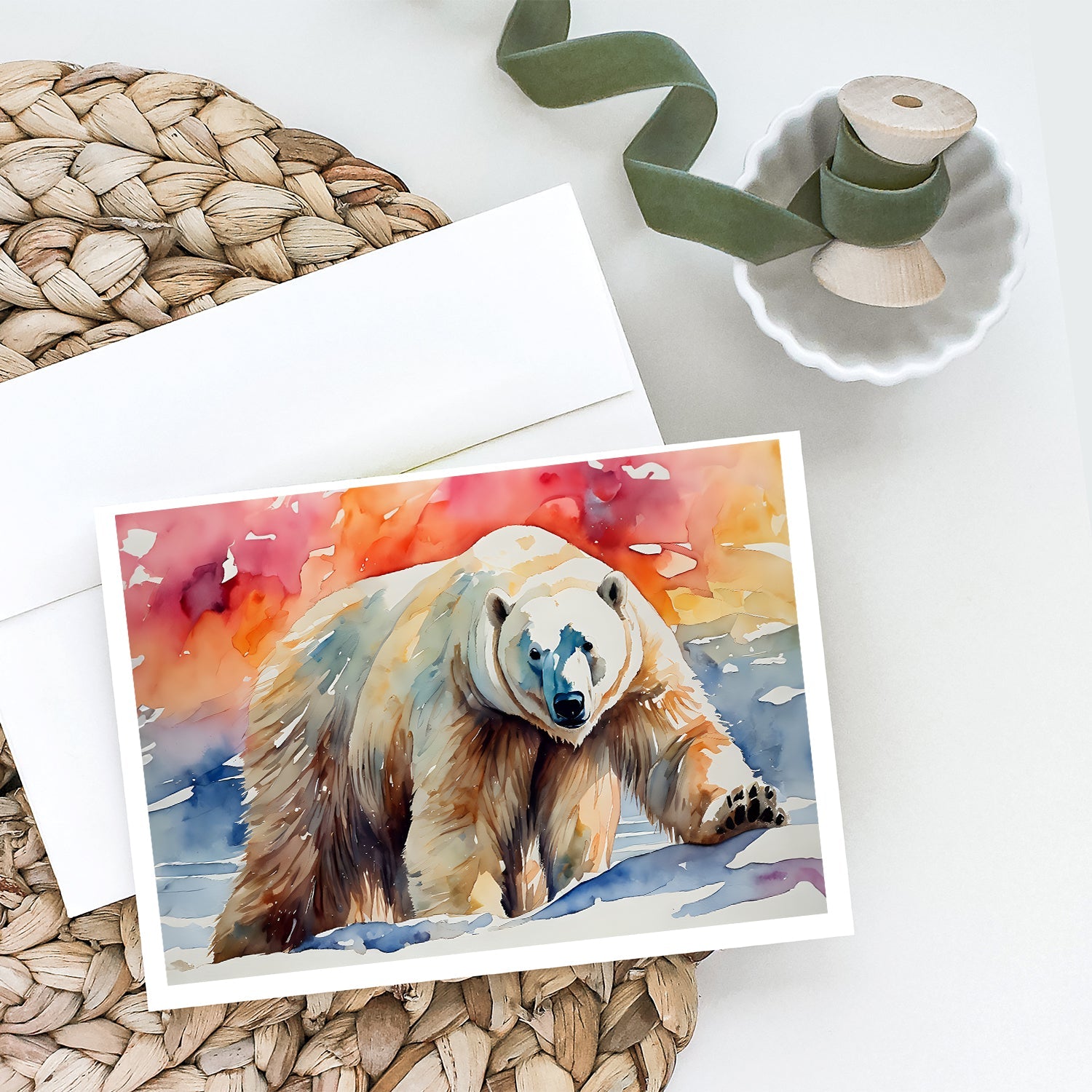 Polar Bear Greeting Cards Pack of 8-1
